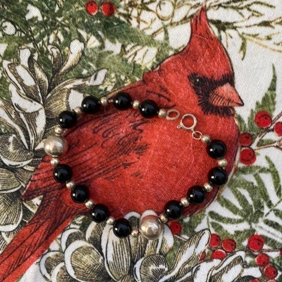 𝅺handmade onyx bracelet - Picture 1 of 1